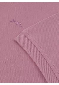 Pako Lorente - PAKO LORENTE – Gładki t-shirt polo w różowym kolorze. Okazja: na co dzień. Typ kołnierza: polo. Kolor: czerwony, szary, niebieski, różowy. Materiał: bawełna. Wzór: gładki. Styl: casual #5