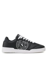 Versace Jeans Couture Sneakersy 74YA3SD1 Czarny. Kolor: czarny. Materiał: skóra
