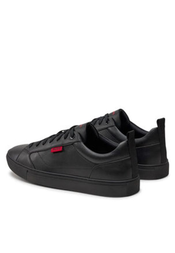 Hugo Sneakersy Morrie Tenn napu 50523642 Czarny. Kolor: czarny. Materiał: skóra