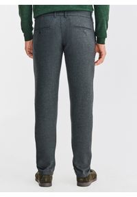 Pako Lorente - PAKO LORENTE - Grafitowe spodnie męskie. Kolor: szary. Materiał: poliester, wiskoza, elastan. Wzór: gładki. Sezon: zima, jesień. Styl: klasyczny #7