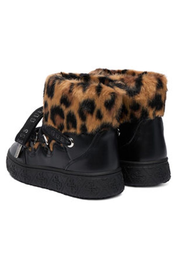 Guess Śniegowce FLFUEK FUR10 Brązowy. Kolor: brązowy. Materiał: materiał