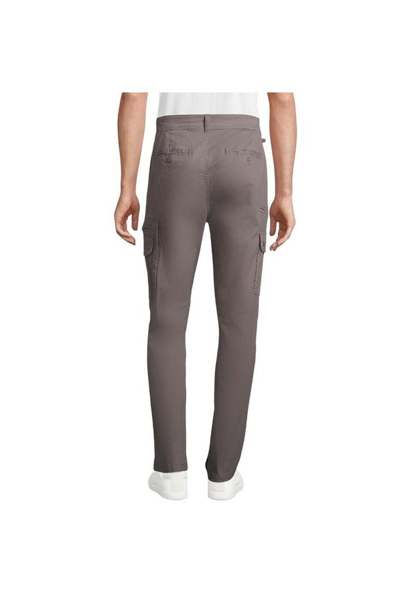 SOL'S - Męskie Spodnie Docker. Kolor: szary. Sezon: lato. Sport: turystyka piesza