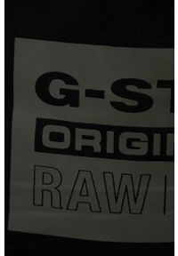 G-Star RAW - G-Star Raw torba kolor czarny. Kolor: czarny. Wzór: nadruk