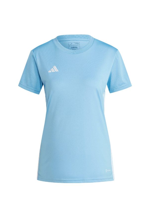 Adidas - Koszulka damska adidas Tabela 23 Jersey. Kolor: niebieski, wielokolorowy, biały. Materiał: jersey. Sport: piłka nożna