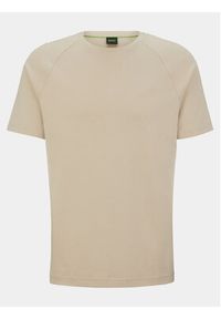 BOSS - Boss T-Shirt Thilix 50494374 Beżowy Regular Fit. Kolor: beżowy. Materiał: bawełna #3