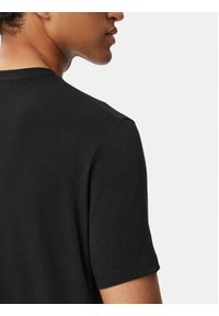 Karl Lagerfeld - KARL LAGERFELD T-Shirt 755781 563235 Czarny Regular Fit. Typ kołnierza: dekolt w karo. Kolor: czarny. Materiał: bawełna #5