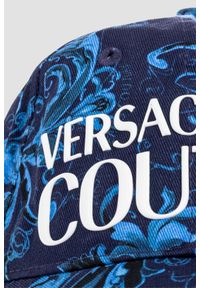 Guess - VERSACE JEANS COUTURE Granatowa bawełniana czapka z daszkiem The Middle. Kolor: niebieski. Materiał: jeans, bawełna. Styl: elegancki #4
