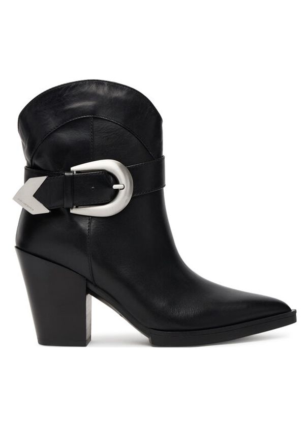 Karl Lagerfeld - KARL LAGERFELD Botki KL37255 Czarny. Kolor: czarny. Materiał: skóra