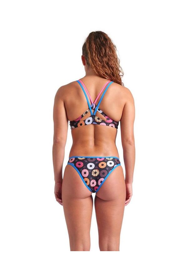 Strój Kąpielowy Damski Arena Donuts Bikini Bandeau. Kolor: fioletowy, wielokolorowy, różowy