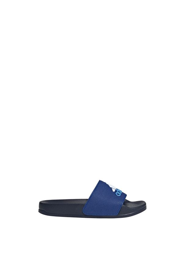 Adidas - Klapki Adilette Shower. Kolor: biały, wielokolorowy, niebieski