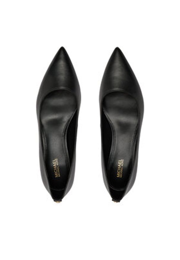 MICHAEL Michael Kors Czółenka Alina Flex Kitten Pump 40R3ALMP1L Czarny. Kolor: czarny. Materiał: skóra. Obcas: na szpilce