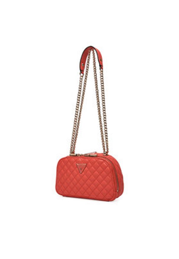 Guess Torebka HWEQG954174 Koralowy. Kolor: pomarańczowy. Materiał: skórzane