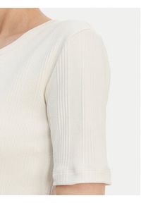 Calvin Klein T-Shirt Varigated LV044F211G Écru Slim Fit. Materiał: bawełna #2