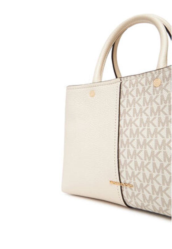 MICHAEL Michael Kors Torebka Flora 30T5GFFS2B Beżowy. Kolor: beżowy. Materiał: skórzane