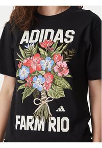 Adidas - adidas T-Shirt Fram Rio Graphic KR02801 Czarny Regular Fit. Kolor: czarny. Materiał: bawełna #4