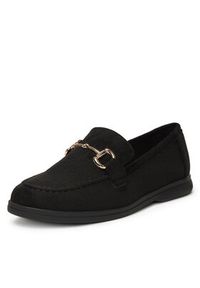 DeeZee Loafersy 13-1120-3 Czarny. Kolor: czarny. Materiał: materiał