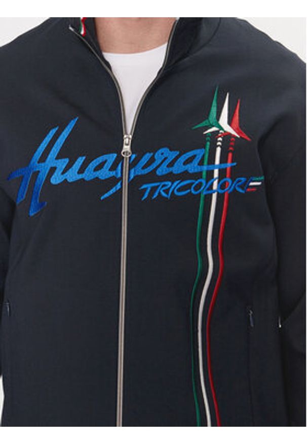 Aeronautica Militare Bluza 241FE1790F509 Granatowy Regular Fit. Kolor: niebieski. Materiał: wiskoza