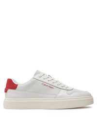 Calvin Klein Sneakersy Low Top Lace Up Bskt HM0HM01254 Biały. Kolor: biały