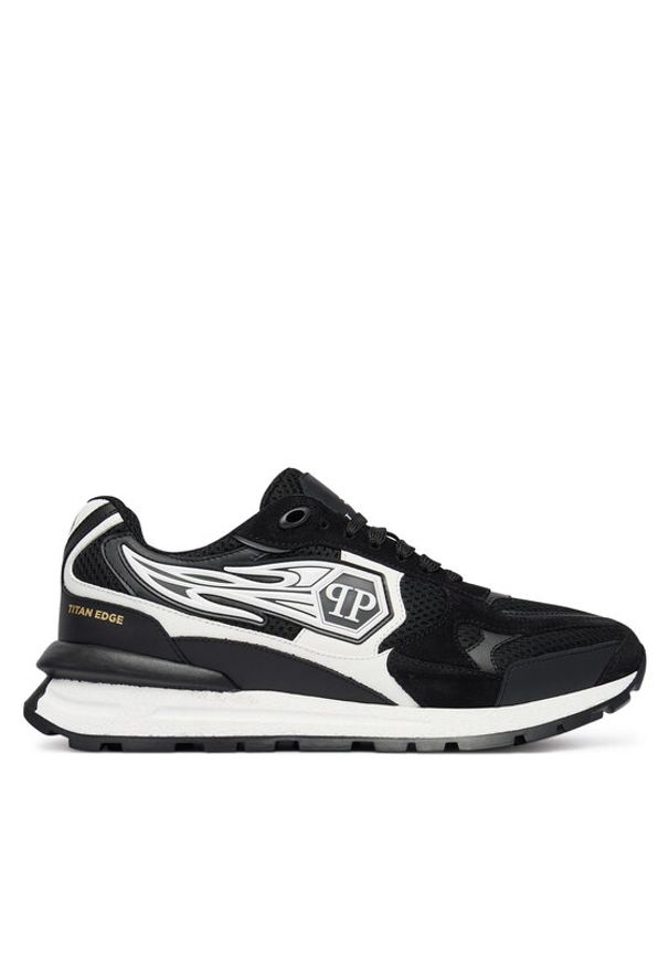 Philipp Plein - PHILIPP PLEIN Sneakersy SAFS MSC4074 PLE022N Czarny. Kolor: czarny. Materiał: materiał