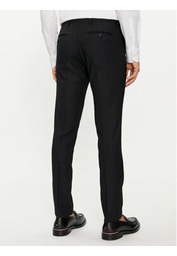 Jack & Jones - Jack&Jones Garnitur Solaris 12148166 Czarny Super Slim Fit. Kolor: czarny. Materiał: syntetyk
