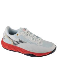 Mizuno - Buty do tenisa męskie, Wave Enforce Court AC Tennis. Kolor: biały. Model: Mizuno Wave. Sport: tenis