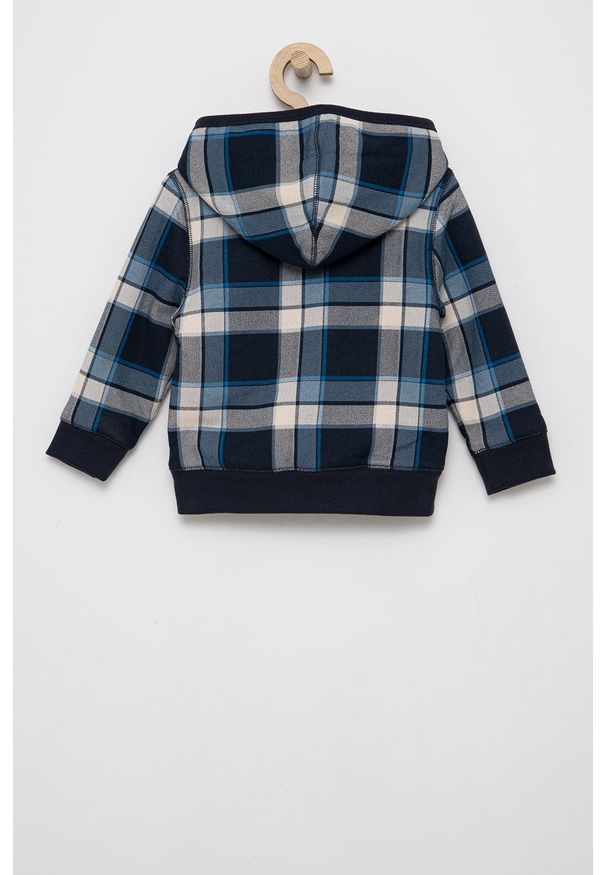 GAP Bluza dziecięca z kapturem melanżowa. Okazja: na co dzień. Typ kołnierza: kaptur. Kolor: fioletowy. Materiał: dzianina. Wzór: melanż. Styl: casual