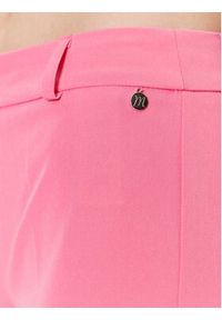 Maryley Spodnie materiałowe 23EB52Z/M08/43FR Różowy Slim Fit. Kolor: różowy. Materiał: materiał, syntetyk #2