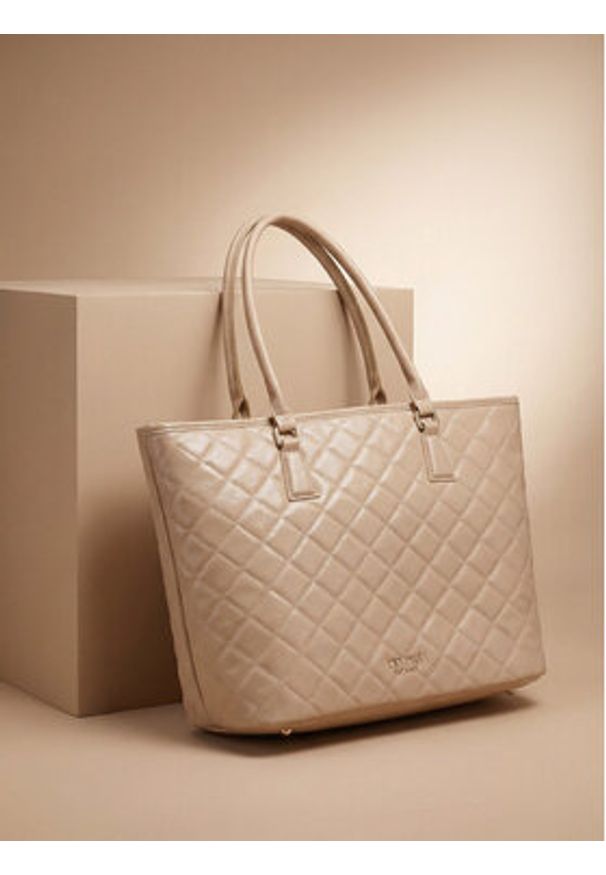 Nine West Torebka CEO-LINDA-LA374-4064 Beżowy. Kolor: beżowy