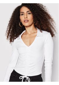 only - ONLY Bluzka Adrianna 15265050 Biały Regular Fit. Kolor: biały. Materiał: bawełna #5