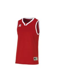 ERREA - Errea California Jr Tank Top Dzieci. Kolor: czerwony, biały, wielokolorowy. Sport: koszykówka #1