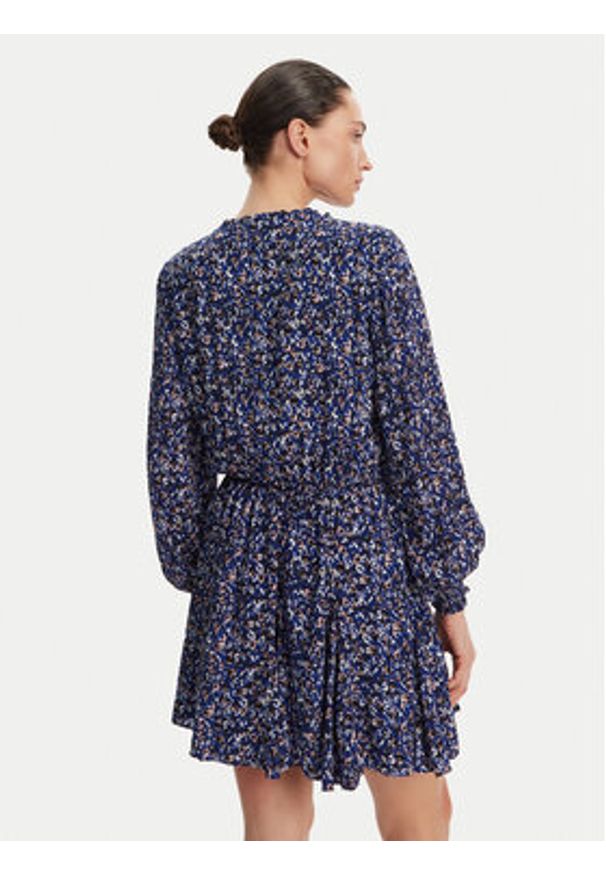 Pepe Jeans Sukienka codzienna Anna PL953639 Niebieski Regular Fit. Okazja: na co dzień. Kolor: niebieski. Materiał: wiskoza. Typ sukienki: proste. Styl: casual