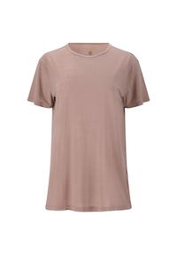 ENDURANCE - Koszulka do jogi Athlecia Lizzy. Kolor: różowy. Materiał: poliester, elastan. Sport: joga i pilates #1