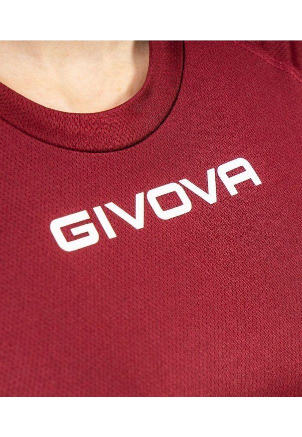 Męska Koszulka Sportowa Givova Microforata. Kolor: czerwony. Materiał: poliester. Sport: piłka nożna