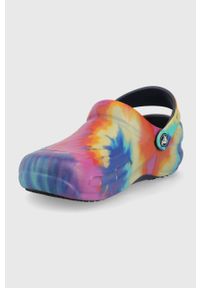 Crocs klapki Bistro Graphic Clog 204044. Materiał: materiał, guma. Obcas: na obcasie. Wysokość obcasa: niski #2