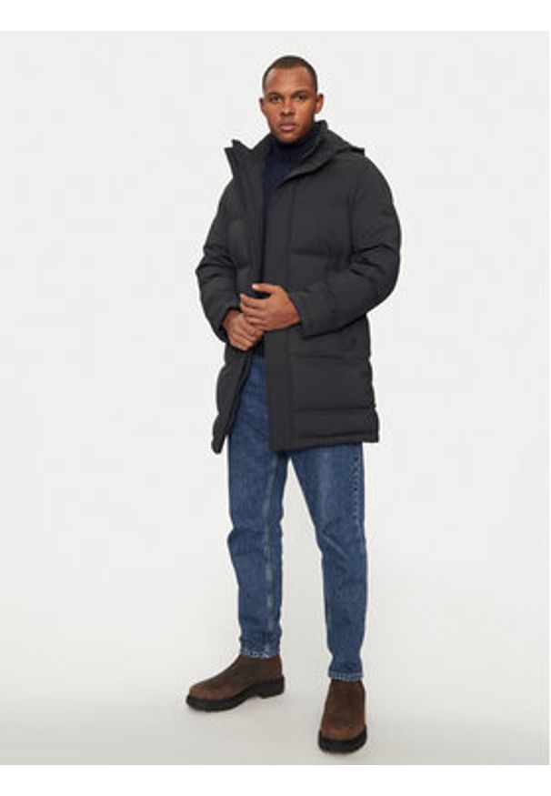 Hechter Paris Kurtka puchowa 45017 142205 Czarny Regular Fit. Kolor: czarny. Materiał: syntetyk