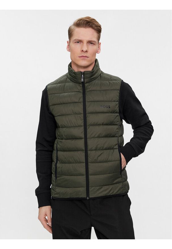BOSS Bezrękawnik V_Thor 50472473 Zielony Regular Fit. Kolor: zielony. Materiał: syntetyk. Długość rękawa: bez rękawów