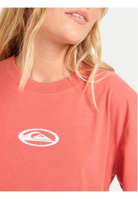 Quiksilver T-Shirt Standard EQWZT03197 Bordowy Regular Fit. Kolor: czerwony. Materiał: bawełna #7