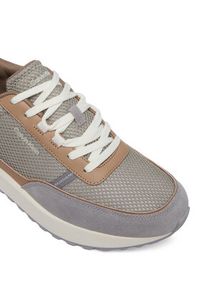 Calvin Klein Sneakersy City Runner Laceup Ny-Rec Su HM0HM02215 Beżowy. Kolor: beżowy. Materiał: zamsz, skóra #3