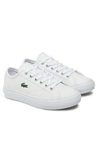 Lacoste Sneakersy Backcourt 224 2 Cuj 748CUJ000121G Biały. Kolor: biały. Materiał: skóra