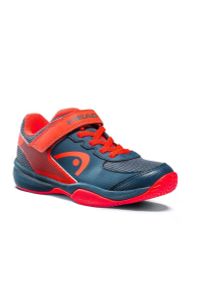 Buty do tenisa dla dzieci Head Sprint Velcro 3.0 Kids. Zapięcie: rzepy. Kolor: czerwony, wielokolorowy, niebieski. Sport: bieganie, tenis