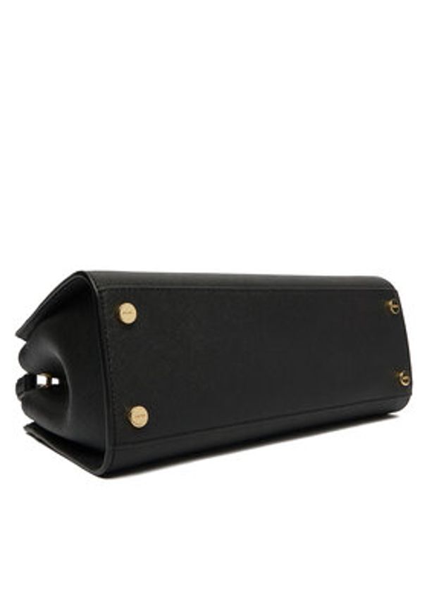 DKNY Torebka Foster R52D1L92 Czarny. Kolor: czarny. Materiał: skórzane