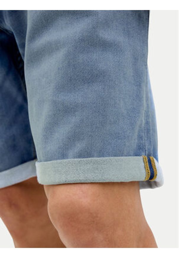 Jack & Jones Szorty jeansowe Rick 12269603 Niebieski Regular Fit. Kolor: niebieski. Materiał: bawełna