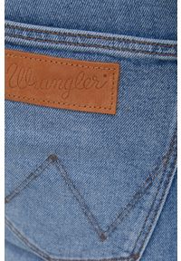 Wrangler jeansy LARSTON BLUE BOSS męskie. Kolor: niebieski #4
