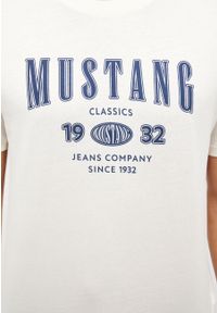 Mustang - MUSTANG AUSTIN MĘSKI T-SHIRT KOSZULKA LOGO WHISPER WHITE 1014938 2013 #8