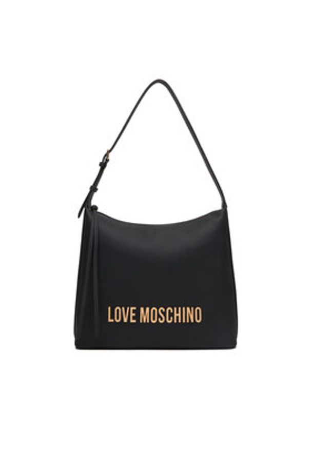 Love Moschino - LOVE MOSCHINO Torebka JC4108PP1OKD0000 Czarny. Kolor: czarny. Materiał: skórzane