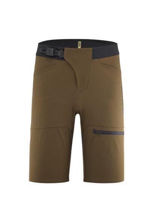 MAVIC - Szorty Mavic Deemax Enduro. Kolor: wielokolorowy, pomarańczowy, brązowy. Sport: turystyka piesza, kolarstwo