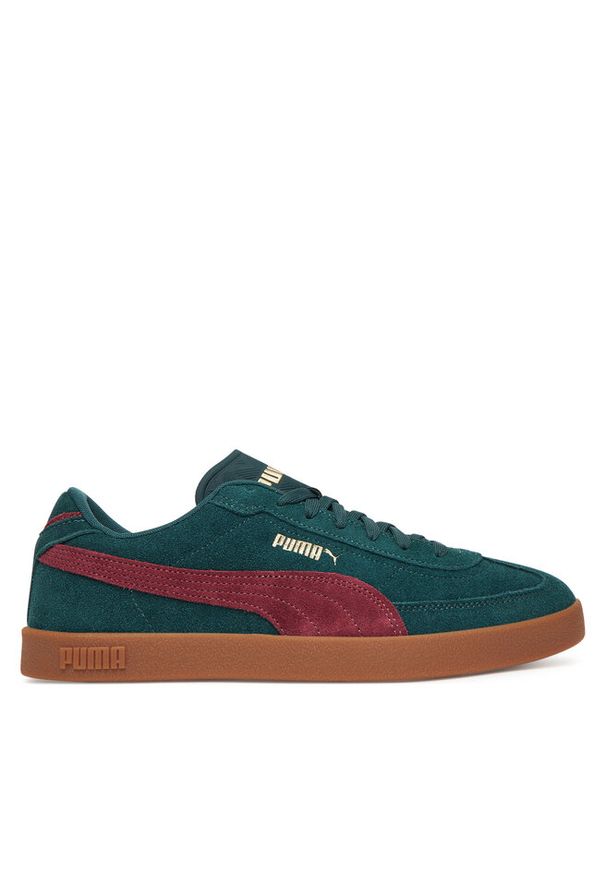 Sneakersy Puma. Kolor: zielony. Model: Puma Suede