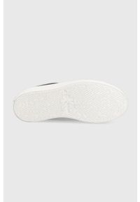 Calvin Klein Jeans sneakersy skórzane VULC FLATFORM LACEUP kolor czarny YW0YW01220. Nosek buta: okrągły. Kolor: czarny. Materiał: skóra. Obcas: na platformie #5