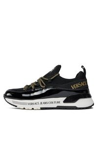 Versace Jeans Couture Sneakersy 75VA3SAB Czarny. Kolor: czarny. Materiał: materiał #2