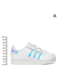 Adidas - adidas Sneakersy Superstar II Cf El I JQ1791 Biały. Kolor: biały. Materiał: skóra. Model: Adidas Superstar #2
